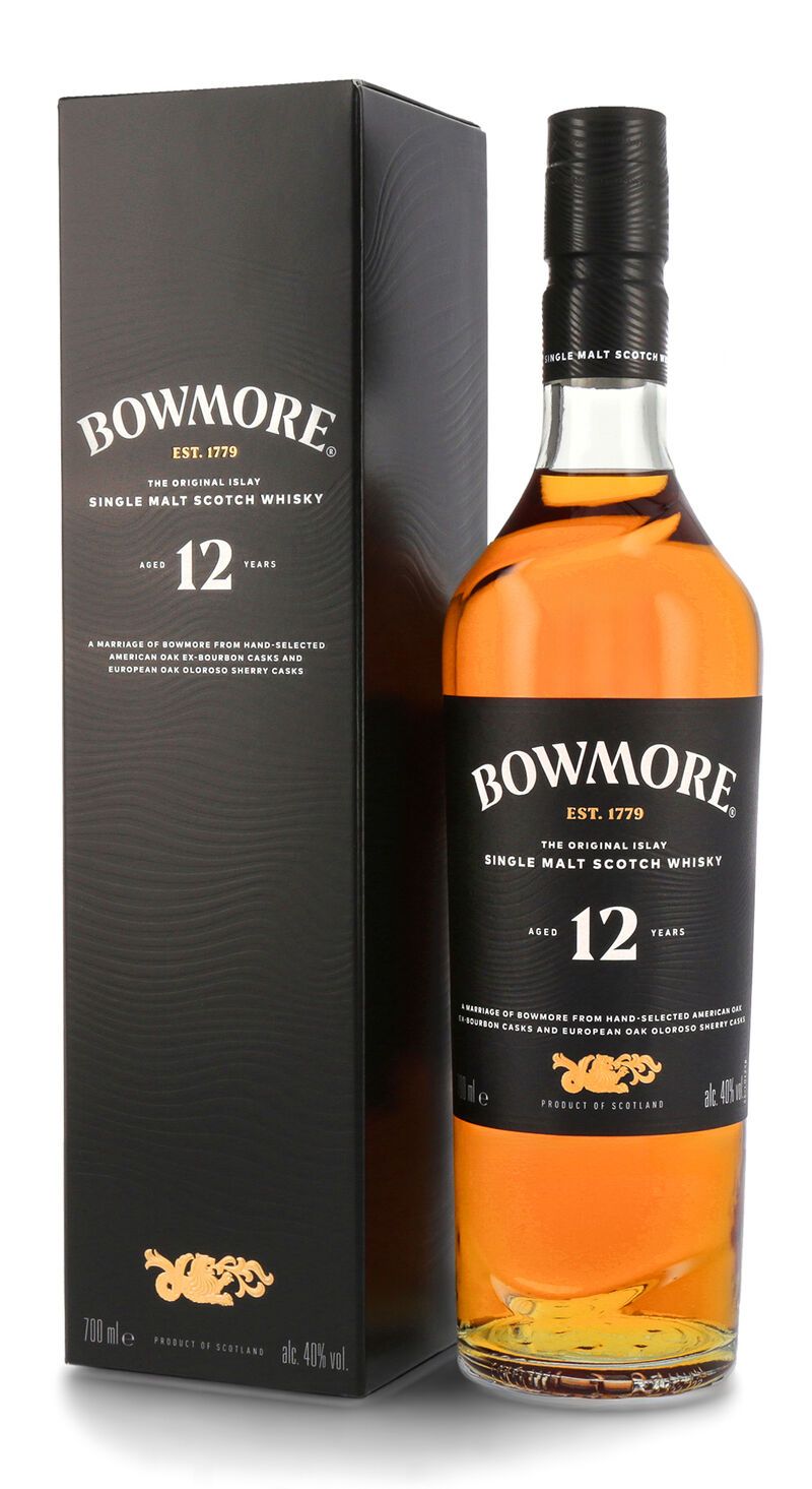 Bowmore 12 YO Islay Single Malt Whisky 40% vol. 0,70l Bowmore 12 YO Islay Single Malt Whisky 40% vol. 0,70l