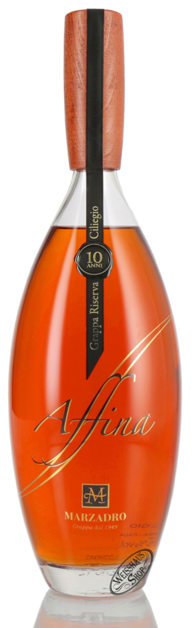 Marzadro Grappa Affina Ciliegio 43% vol. 1,0l B-Ware