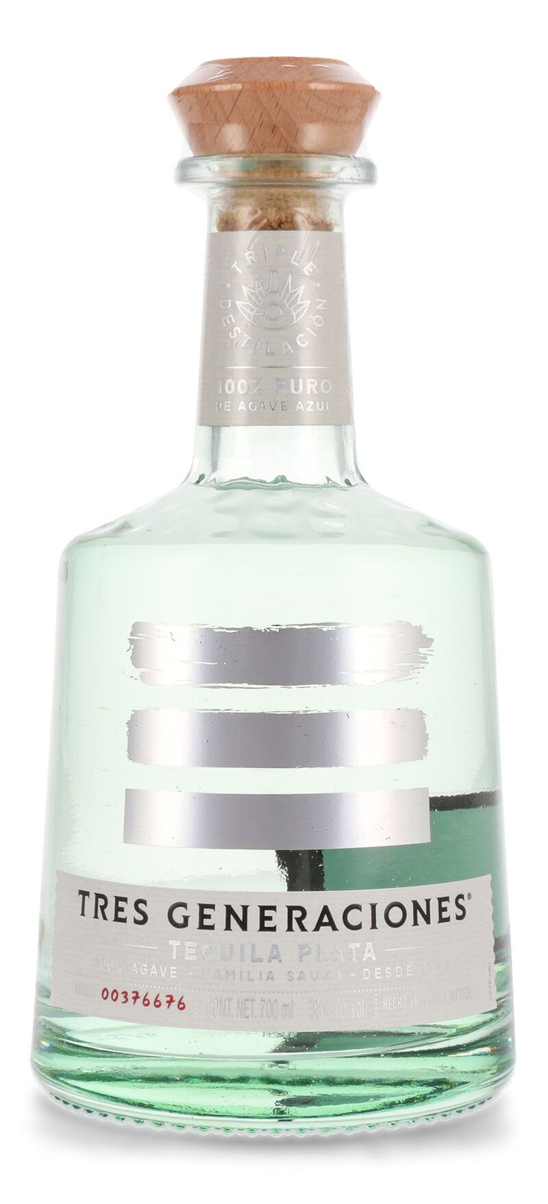 Tres Generaciones Tequila Plata 38% vol. 0,70l