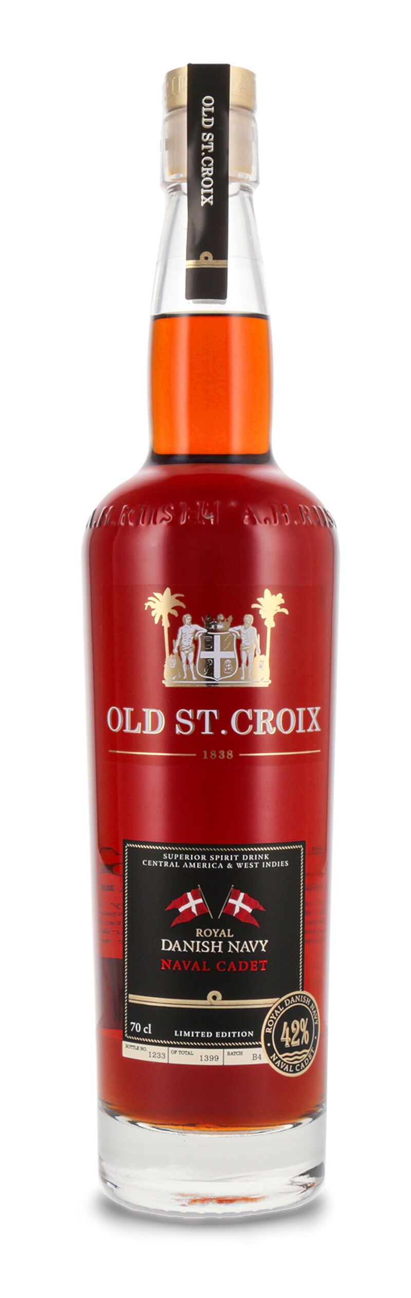 Old St. Croix Royal Danish Navy Naval Cadet 42% vol. 0,70l