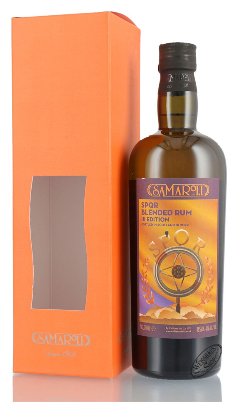 Samaroli S.P.Q.R. 2022 Edition Blended Rum 48% vol. 0,70l Samaroli S.P.Q.R. 2022 Edition Blended Rum 48% vol. 0,70l