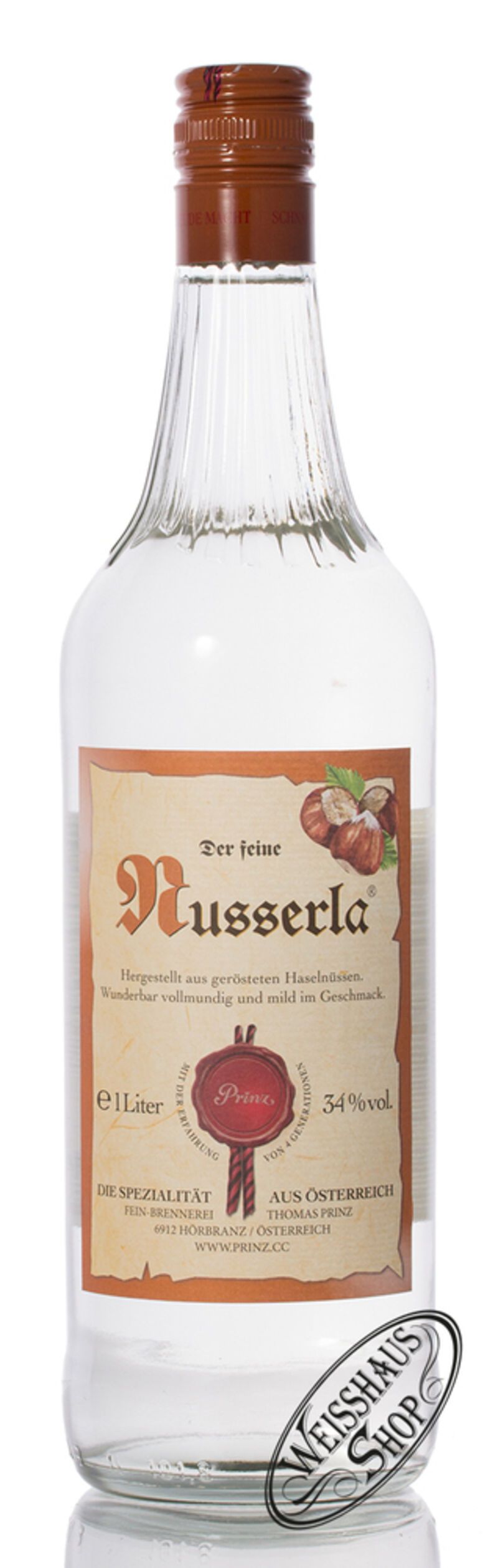 Prinz Nusserla 34% vol. 1,0l Prinz Nusserla 34% vol. 1,0l