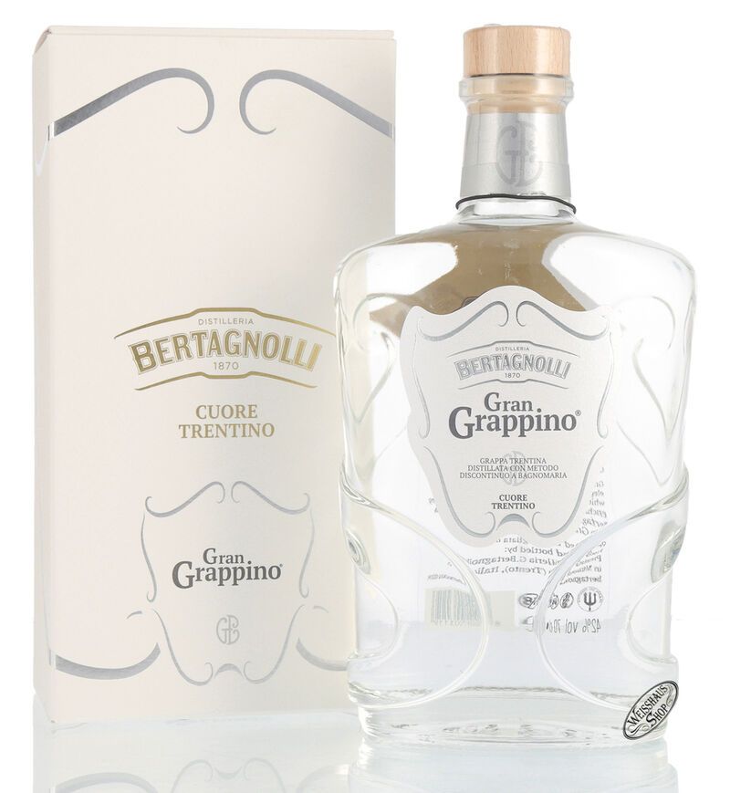 Bertagnolli Grappa Gran Grappino Bianco 42% vol. 0,70l Bertagnolli Grappa Gran Grappino Bianco 42% vol. 0,70l