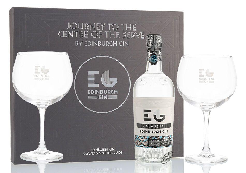 Edinburgh Classic Gin Geschenk-Set 43% vol. 0,70l Edinburgh Classic Gin Geschenk-Set 43% vol. 0,70l