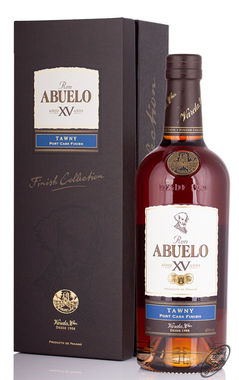 Ron Abuelo XV Tawny Port Cask Finish Rum 40% vol. 0,70l Ron Abuelo XV Tawny Port Cask Finish Rum 40% vol. 0,70l