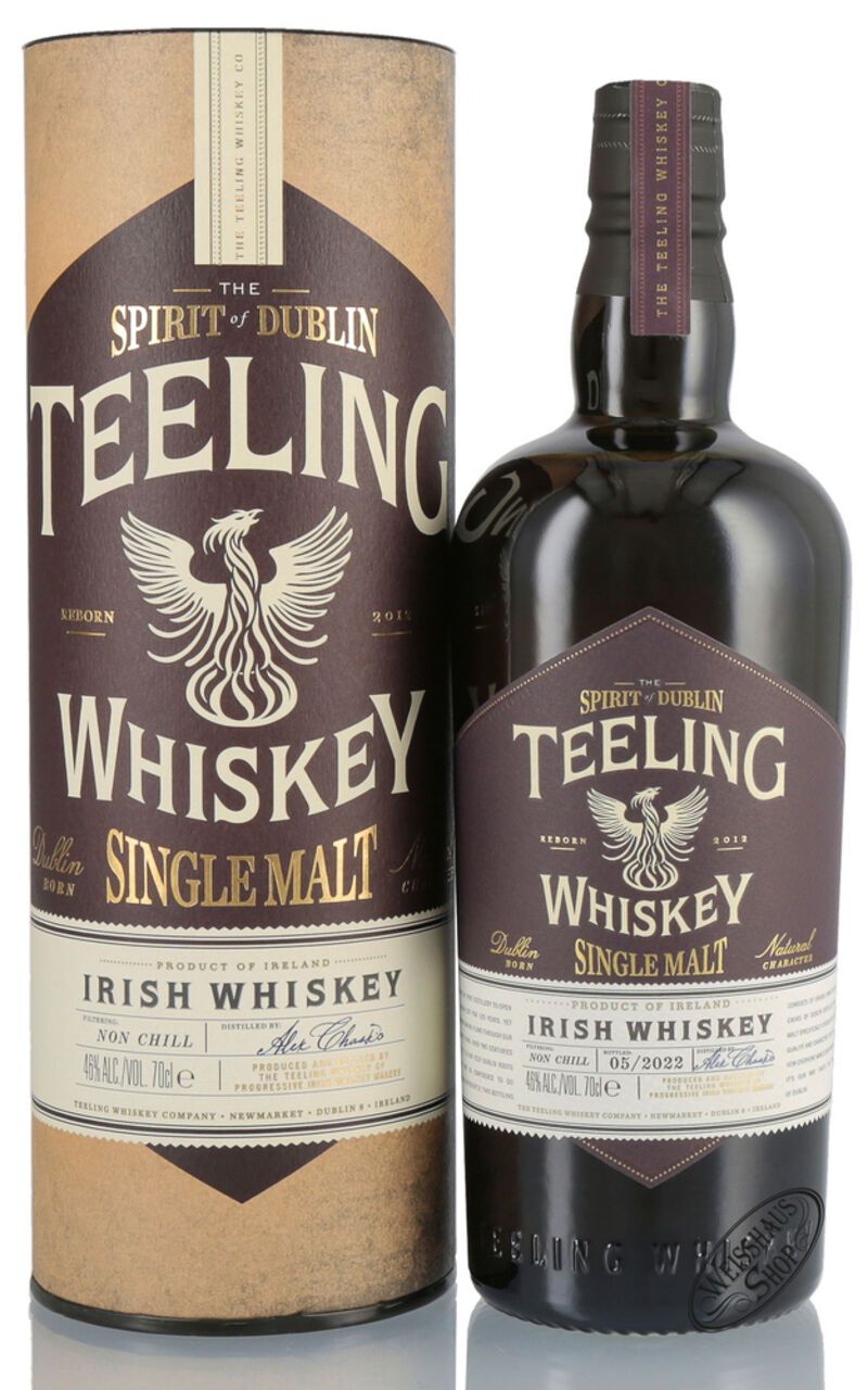 Teeling Irish Single Malt Whiskey 46% vol. 0,70l Teeling Irish Single Malt Whiskey 46% vol. 0,70l