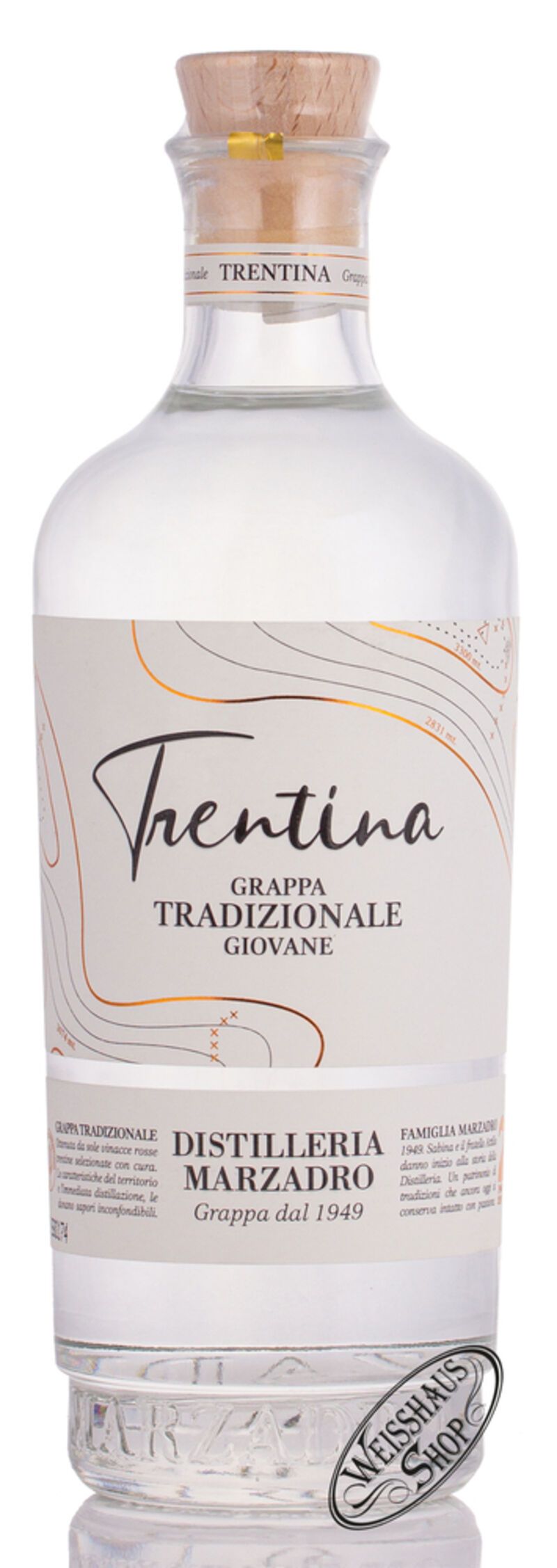 Marzadro Grappa La Trentina Tradizionale 41% vol. 0,70l Marzadro Grappa La Trentina Tradizionale 41% vol. 0,70l