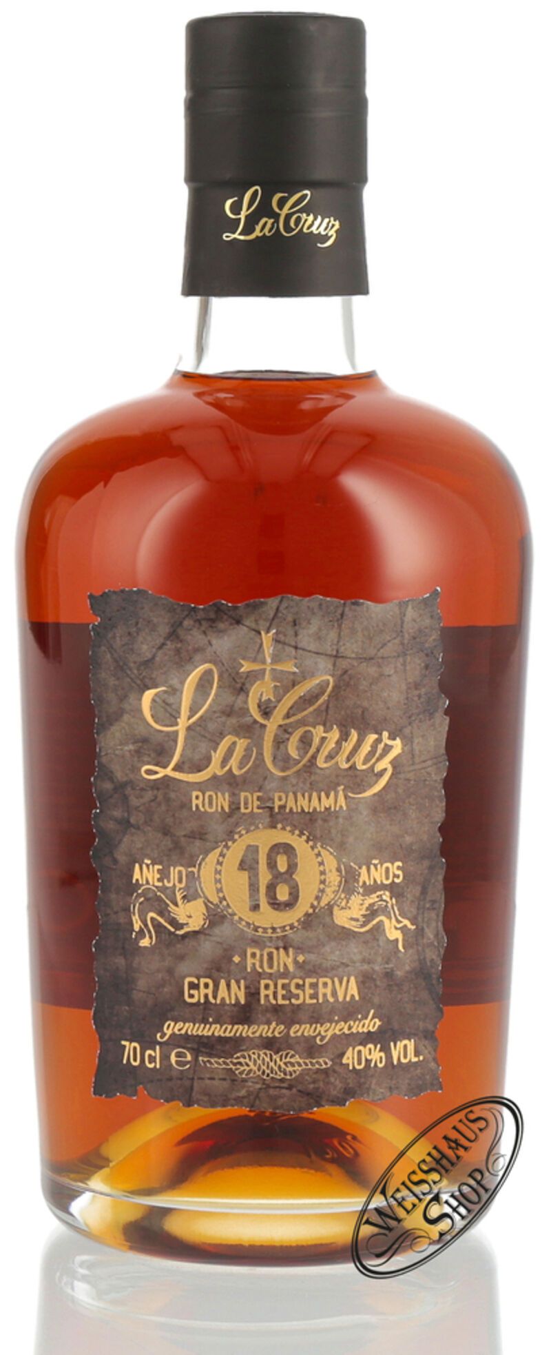 La Cruz Ron de Panama 18 YO Rum 40% vol. 0,70l