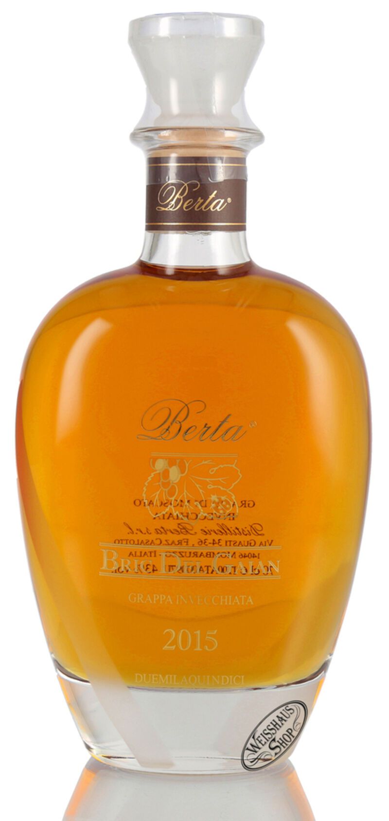 Berta Grappa Bric del Gaian 43% vol. 0,70l Berta Grappa Bric del Gaian 43% vol. 0,70l