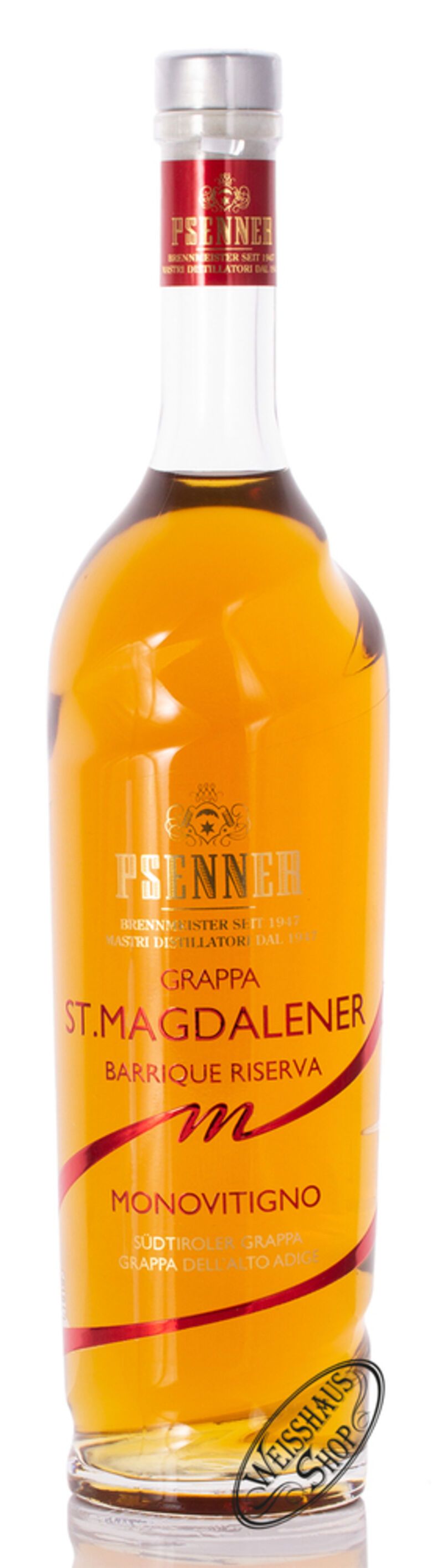 Psenner Grappa St. Magdalener Barrique 41% vol. 0,70l Psenner Grappa St. Magdalener Barrique 41% vol. 0,70l