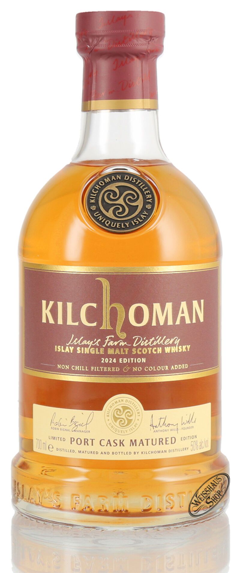 Kilchoman Port Cask Matured Edition 2024 Islay Whisky 50% vol. 0,70l Kilchoman Port Cask Matured Edition 2024 Islay Whisky 50% vol. 0,70l
