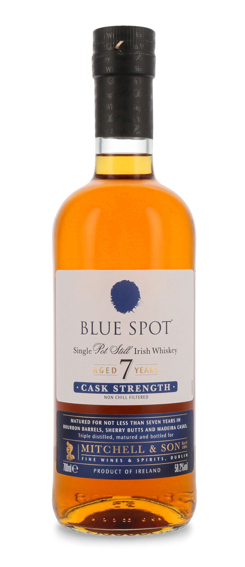 Blue Spot 7 YO Irish Whiskey 58,2% vol. 0,70l