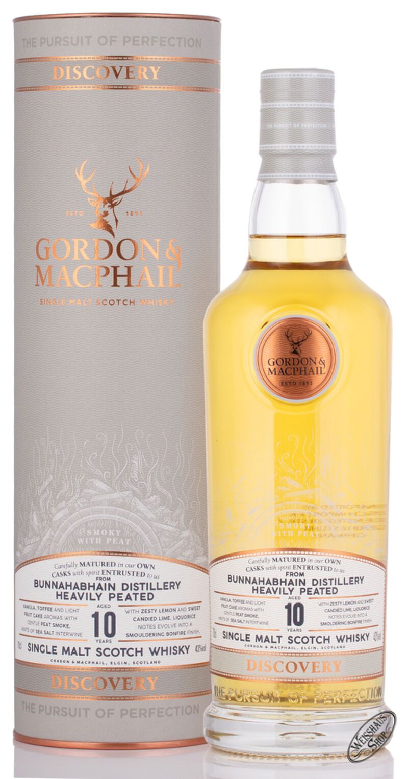 Bunnahabhain 10 YO G&M Discovery Whisky 43% vol. 0,70l Bunnahabhain 10 YO G&M Discovery Whisky 43% vol. 0,70l