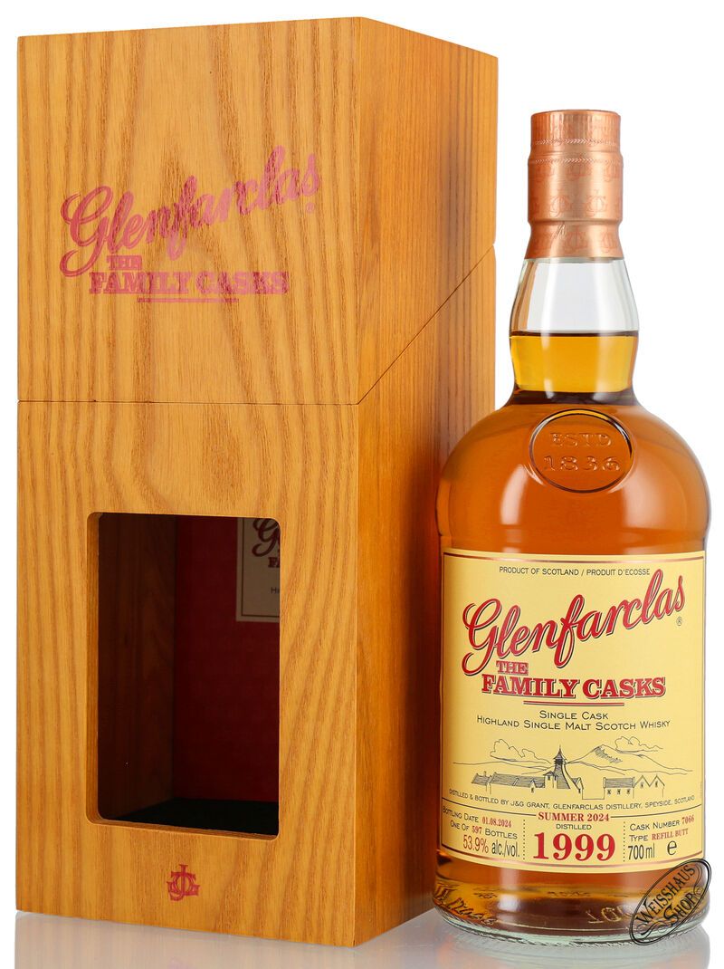 Glenfarclas Vintage 1999 Family Casks Whisky 53,9% vol. 0,70l Glenfarclas Vintage 1999 Family Casks Whisky 53,9% vol. 0,70l