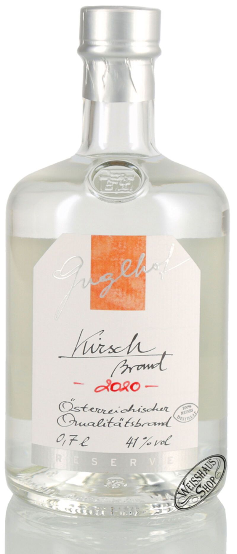 Guglhof Kirschbrand 41% vol. Jahrgangsbrand 0,70l Guglhof Kirschbrand 41% vol. Jahrgangsbrand 0,70l