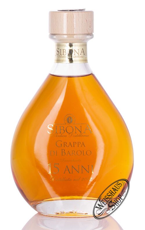 Sibona Grappa Riserva Speciale Barolo 15anni 44% vol. 0,50l Sibona Grappa Riserva Speciale Barolo 15anni 44% vol. 0,50l