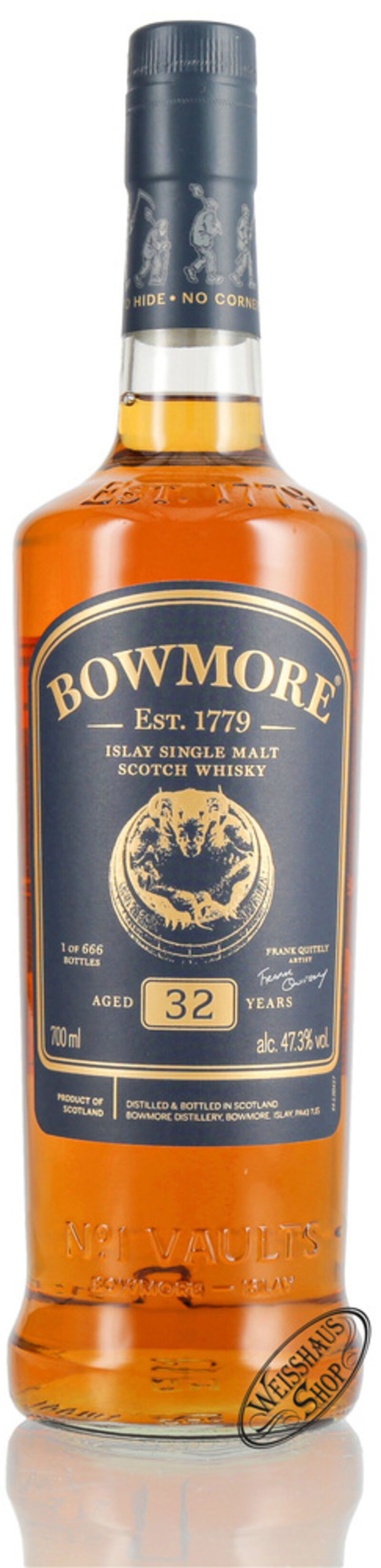 Bowmore 32 YO No Corners to Hide Whisky 47,3% vol. 0,70l Bowmore 32 YO No Corners to Hide Whisky 47,3% vol. 0,70l