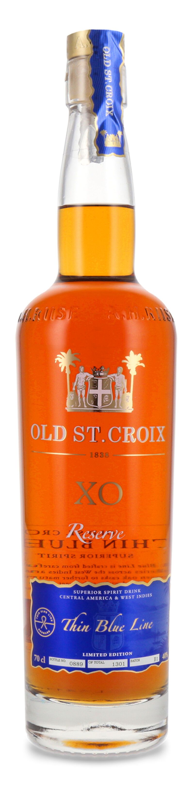 Old St.Croix XO Thin Blue Line 40% vol. 0,70l