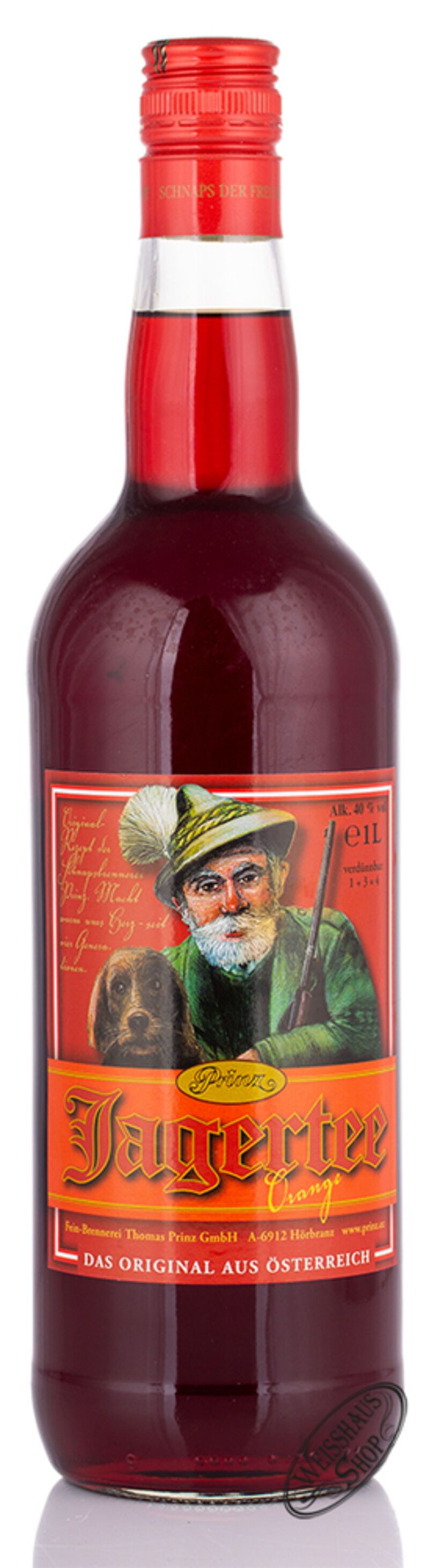 Prinz Jagertee Orange 40% vol. 1,0l Prinz Jagertee Orange 40% vol. 1,0l
