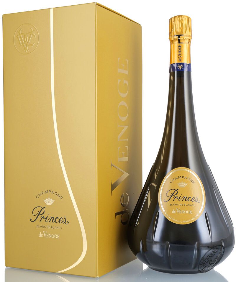 De Venoge Princes Champagner Blanc de Blancs 12% vol. 1,50l Magnum Geschenkkarton