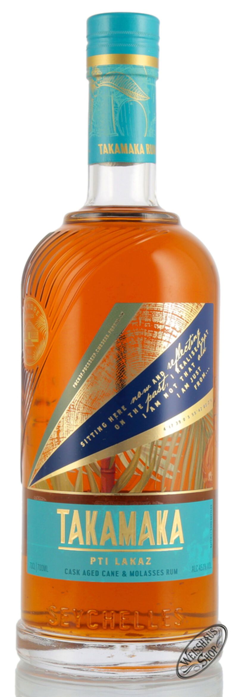Takamaka St. André PTI Lakaz Rum 45,1% vol. 0,70l Takamaka St. André PTI Lakaz Rum 45,1% vol. 0,70l