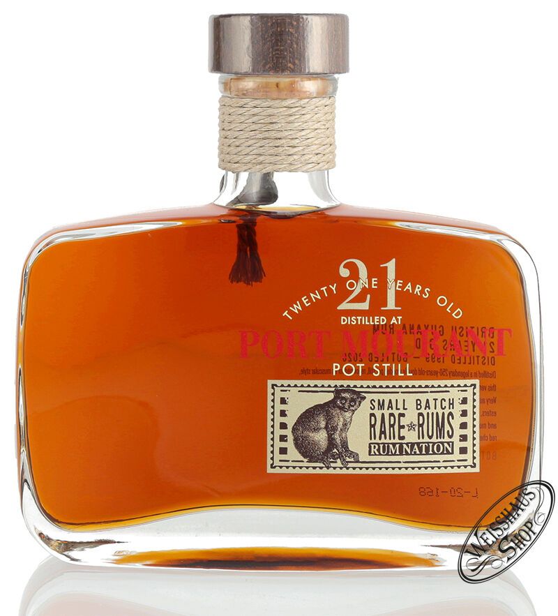 Rum Nation Rare Rum Port Mourant 21 YO Sherry Cask Finish 58% vol. 0,50l Rum Nation Rare Rum Port Mourant 21 YO Sherry Cask Finish 58% vol. 0,50l