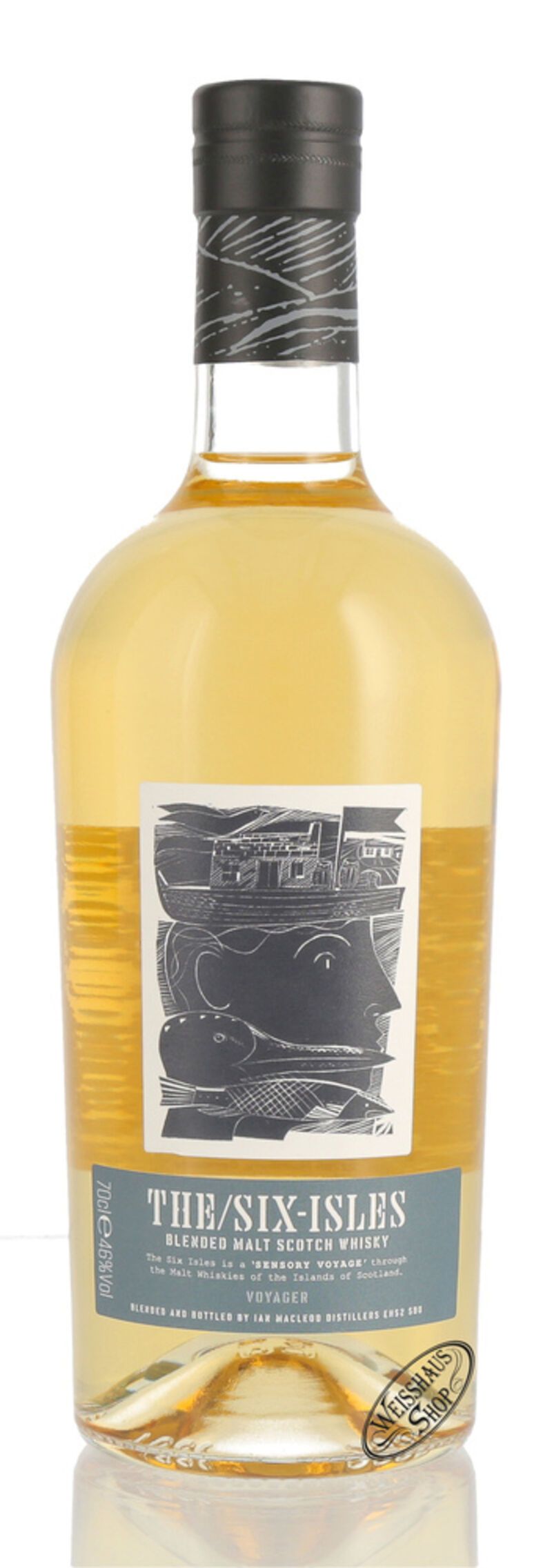 The Six Isles Voyager Blended Whisky 46% vol. 0,70l The Six Isles Voyager Blended Whisky 46% vol. 0,70l