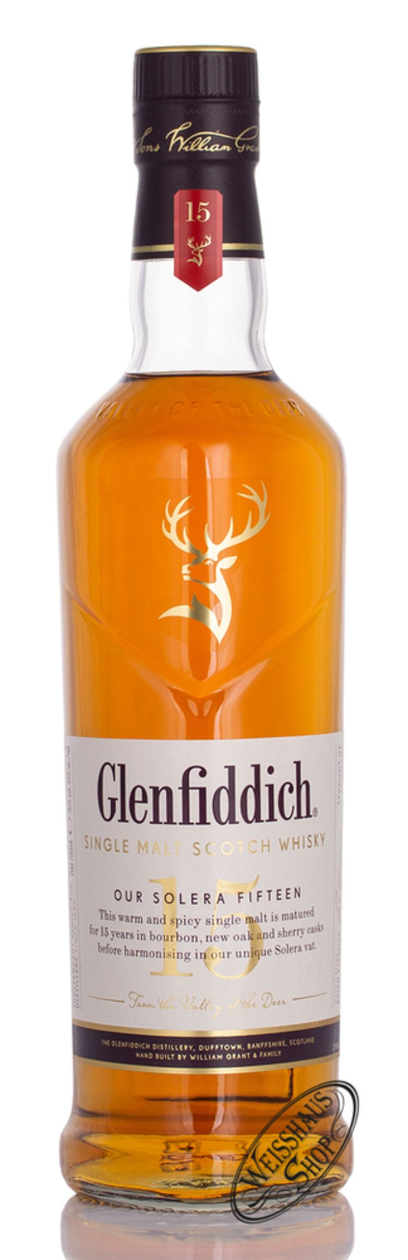 Glenfiddich 15 YO Single Malt Whisky 40% vol. 0,70l Glenfiddich 15 YO Single Malt Whisky 40% vol. 0,70l