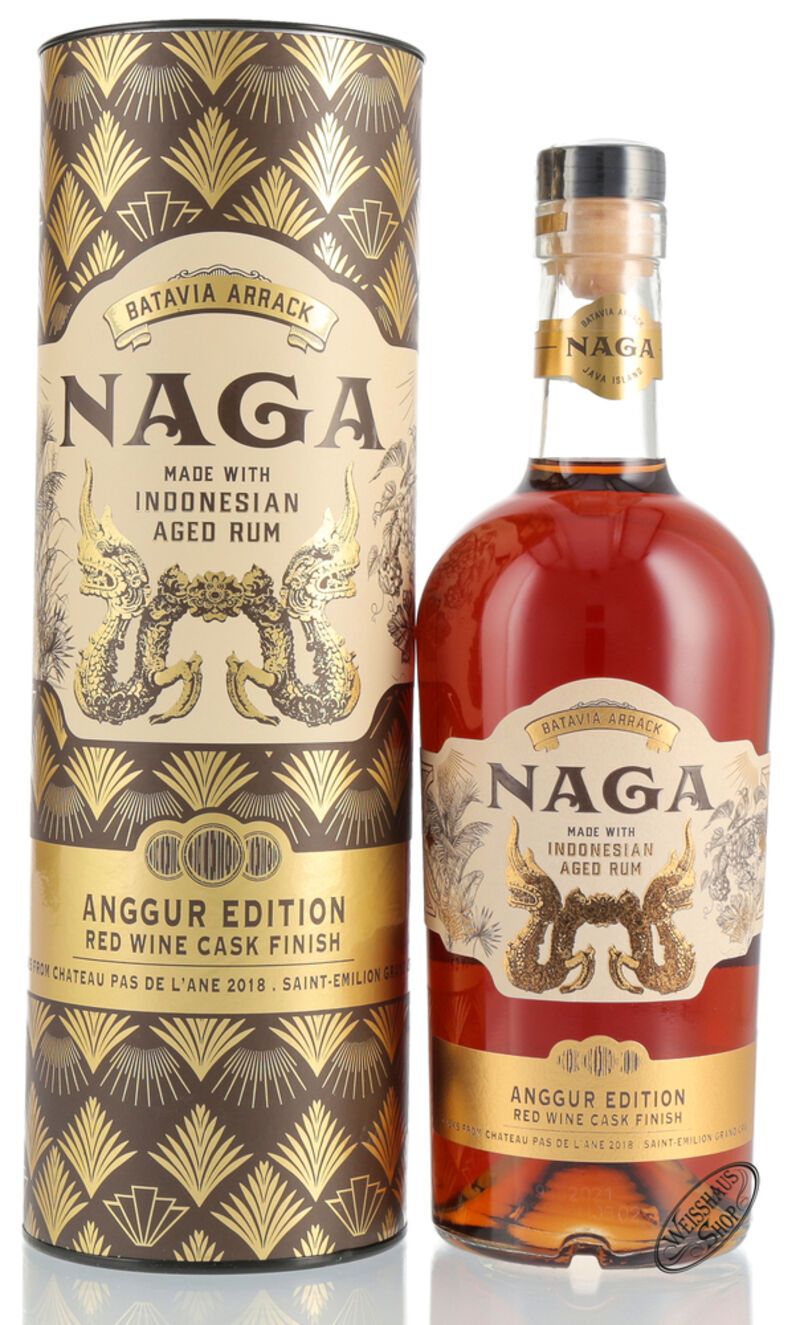 Naga Anggur Red Wine Cask Edition Indonesian Arrack 40% vol. 0,70l Naga Anggur Red Wine Cask Edition Indonesian Arrack 40% vol. 0,70l