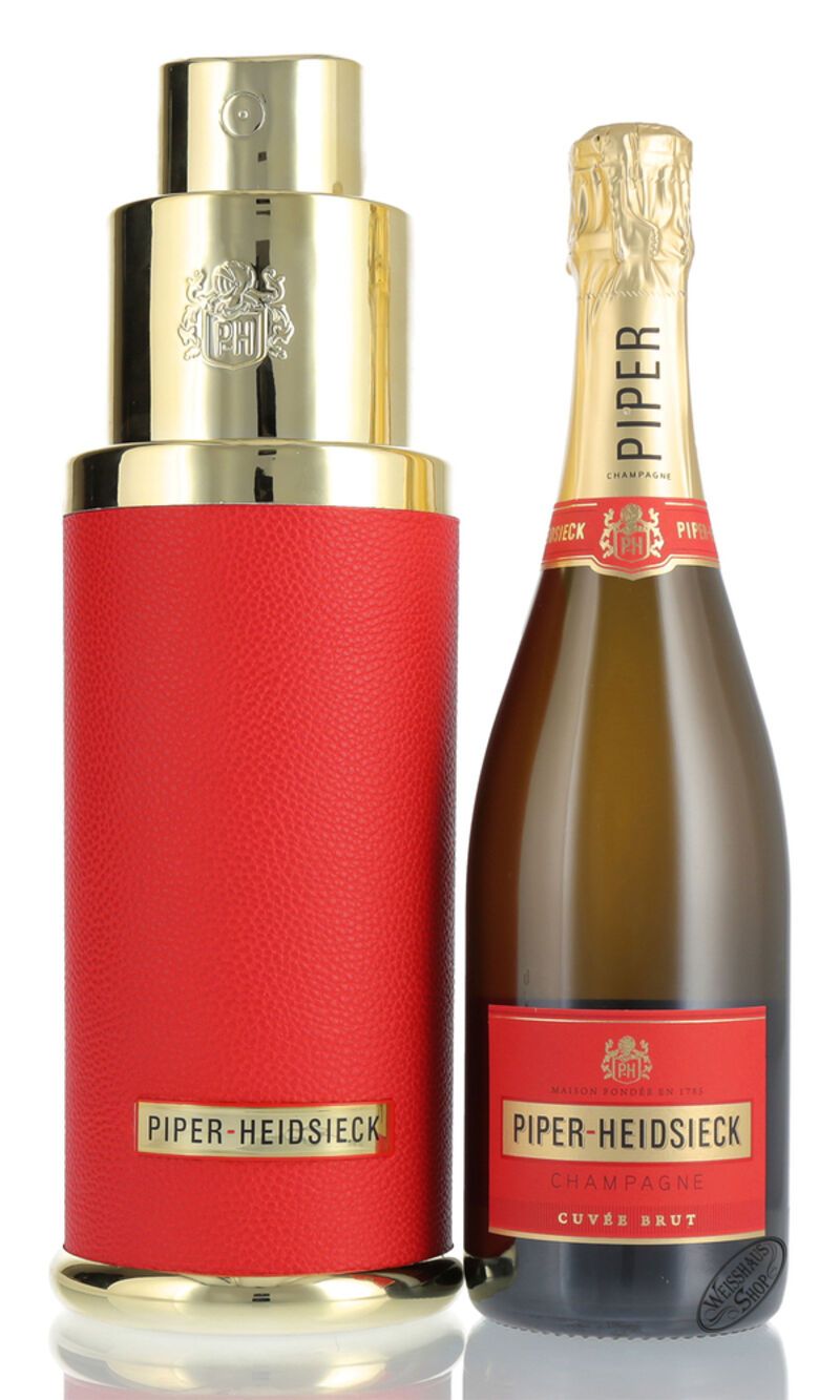 Piper-Heidsieck Brut Champagner 12% vol. 0,75l The Perfume Geschenk-Set