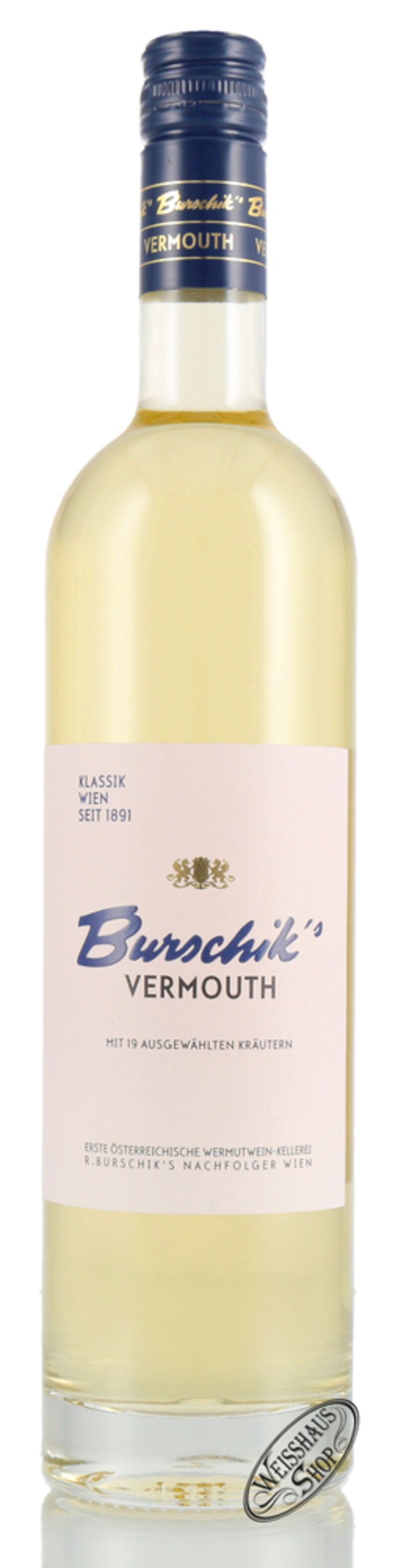 Burschik's Klassik Vermouth 16% vol. 0,75l Burschik's Klassik Vermouth 16% vol. 0,75l