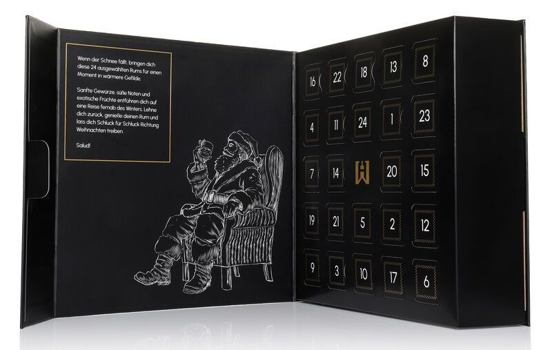Weisshaus Rum Adventskalender 24 x 0,03l