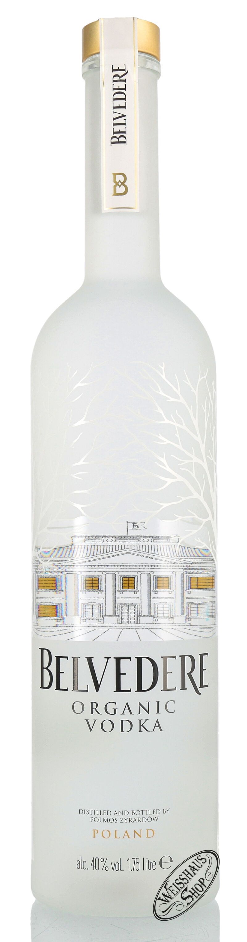 Belvedere Organic Vodka 40% vol. 1,75l Magnum