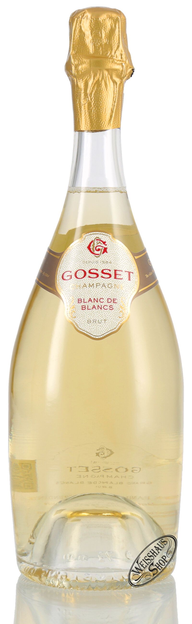 Gosset Grand Brut Blanc de Blanc Champagner 12% vol. 0,75l Gosset Grand Brut Blanc de Blanc Champagner 12% vol. 0,75l
