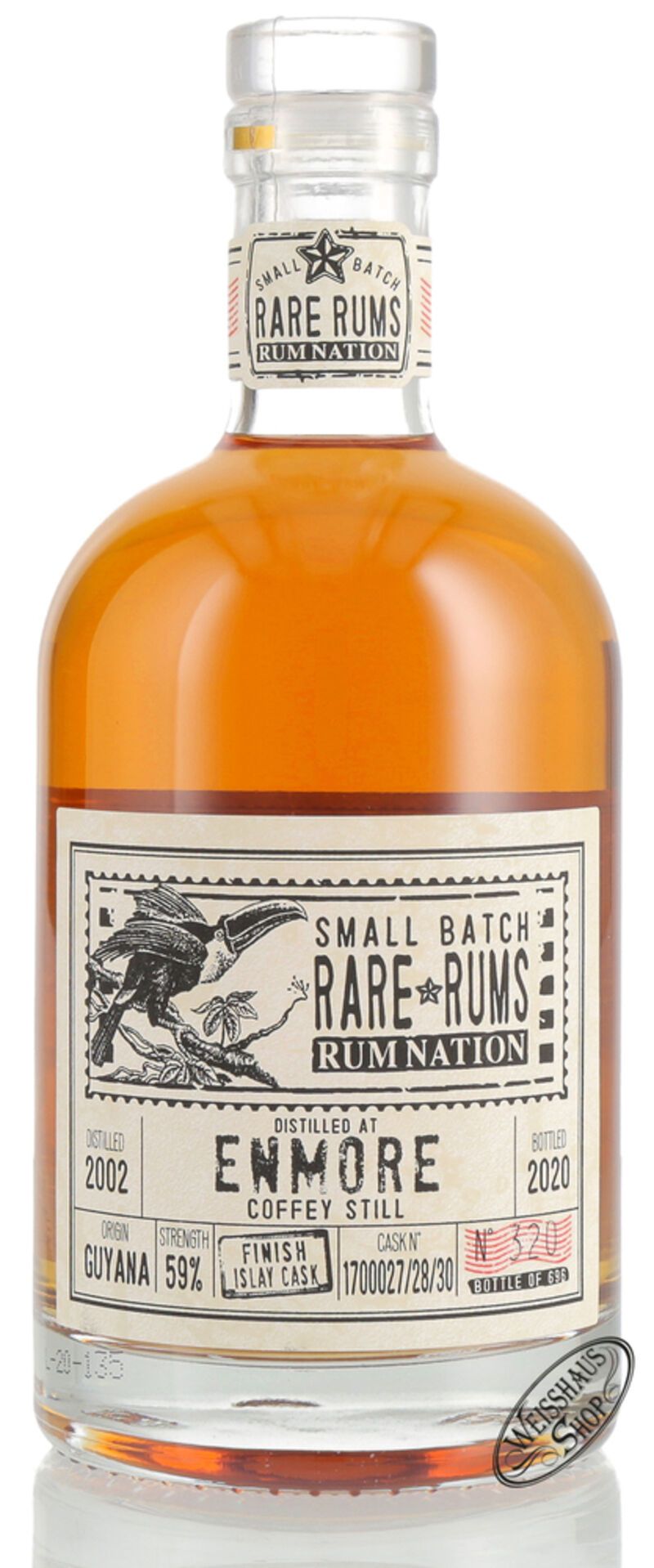 Rum Nation KFM Islay 2020 Rare Rum Enmore 59% vol. 0,70l Rum Nation KFM Islay 2020 Rare Rum Enmore 59% vol. 0,70l