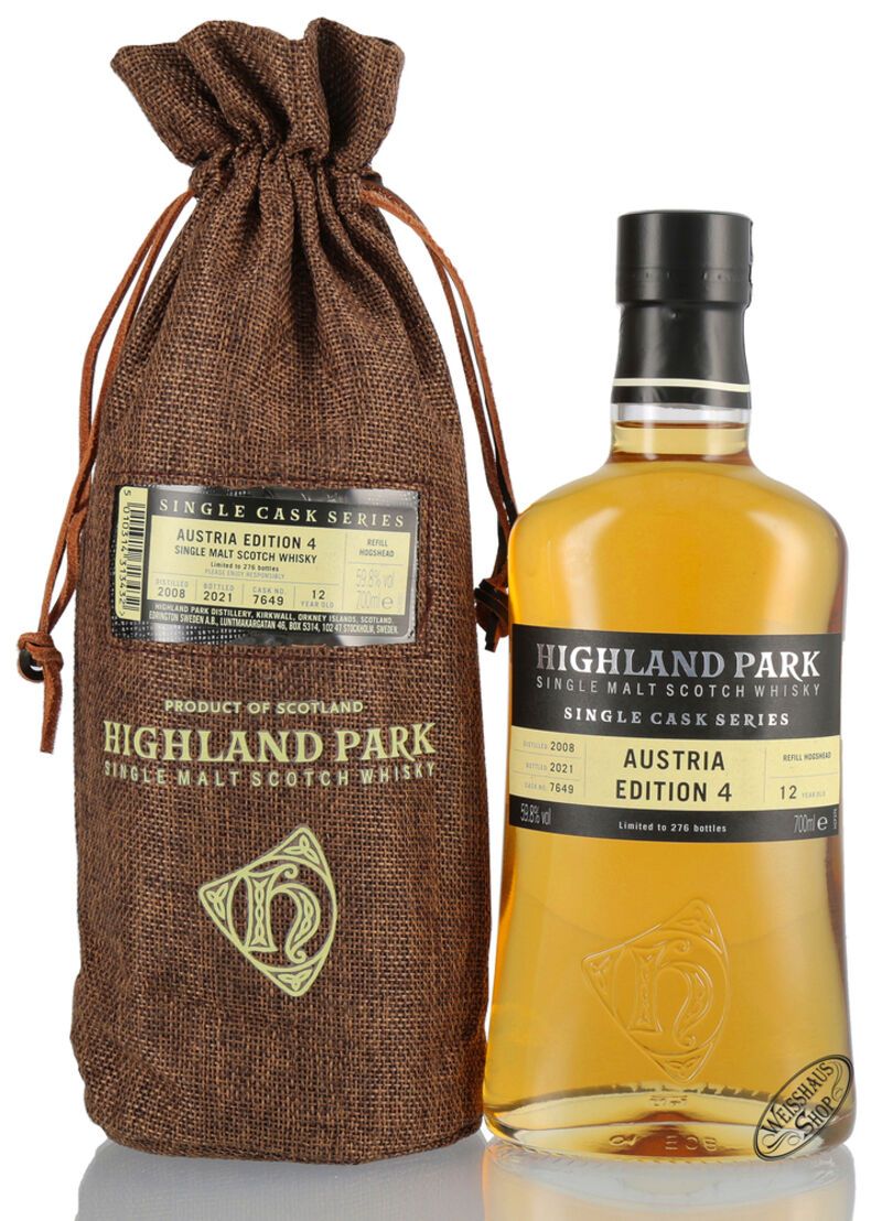 Highland Park Single Cask Austria Edition 4 Whisky 59,8% vol. 0,70l Highland Park Single Cask Austria Edition 4 Whisky 59,8% vol. 0,70l