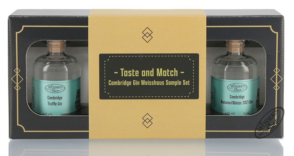 Taste and Match - Cambridge Gin 4 x 0,04l Weisshaus Sample Set Taste and Match - Cambridge Gin 4 x 0,04l Weisshaus Sample Set