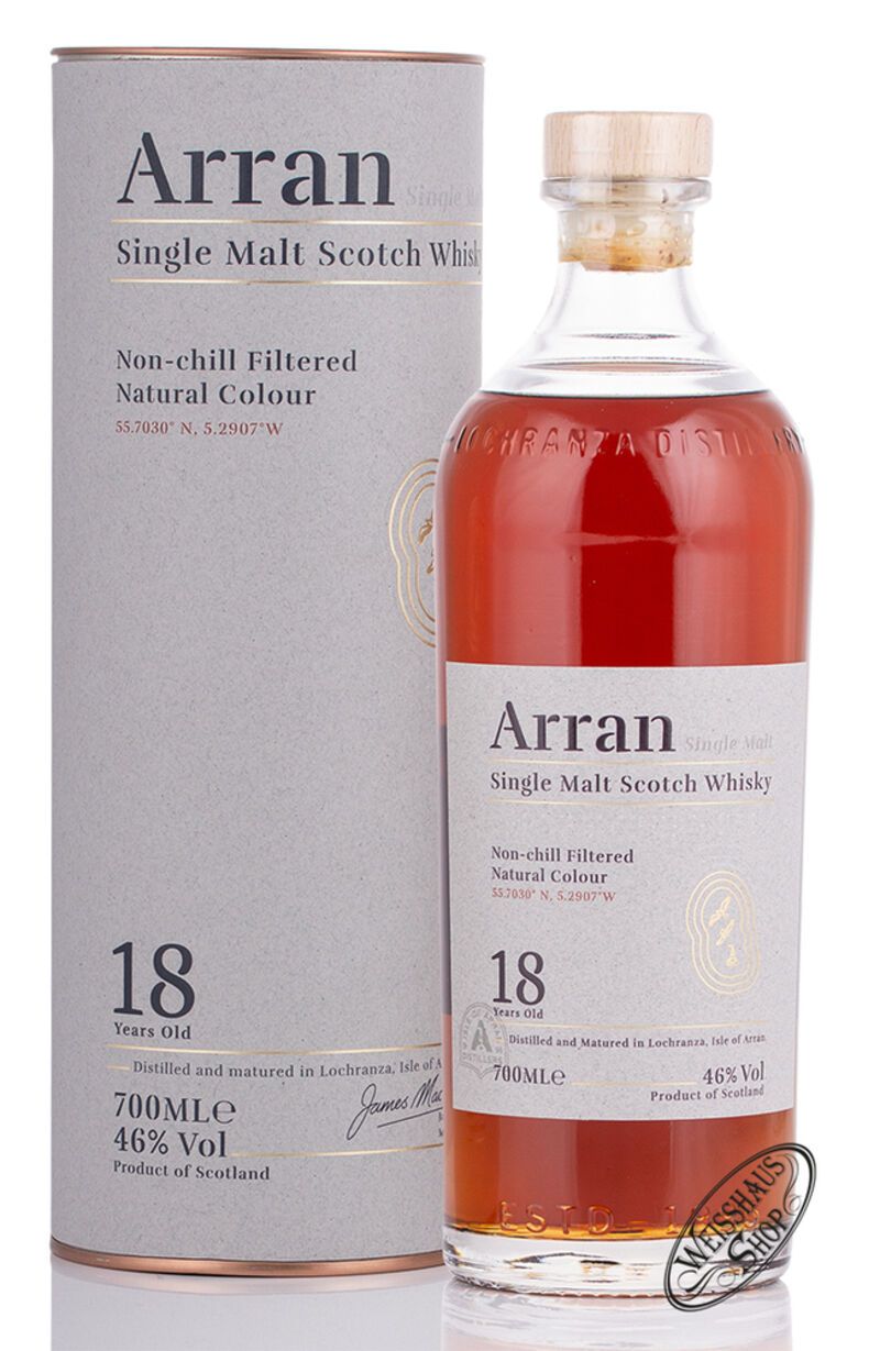 The Arran 18 YO Whisky 46% vol. 0,70l The Arran 18 YO Whisky 46% vol. 0,70l