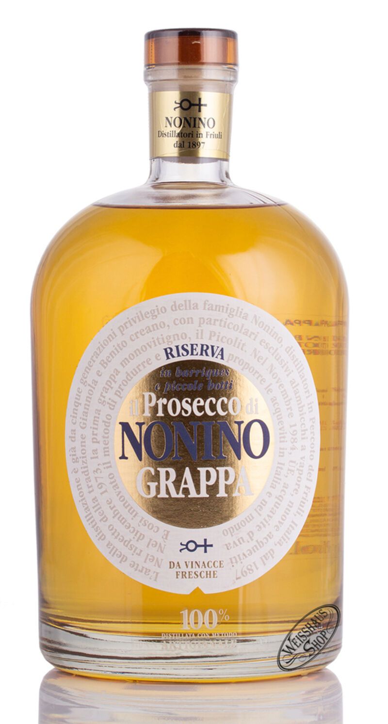 Nonino Grappa Il Prosecco Barrique Monovitigno 41% vol. 2,0l Magnum Nonino Grappa Il Prosecco Barrique Monovitigno 41% vol. 2,0l Magnum