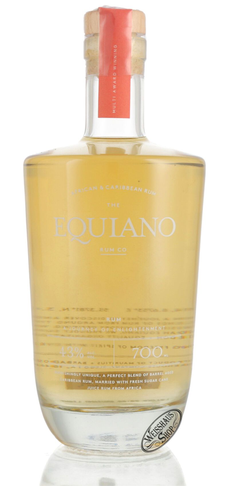 The Equiano Light Rum 43% vol. 0,70l The Equiano Light Rum 43% vol. 0,70l