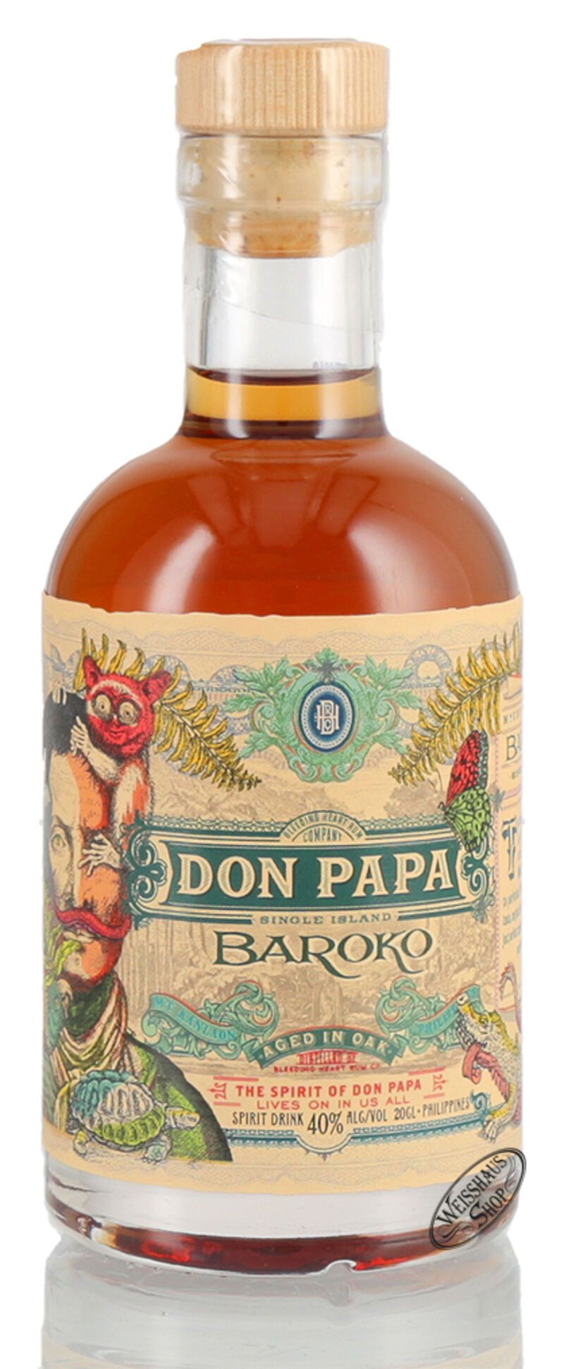 Don Papa Baroko 40% vol. 0,20l Don Papa Baroko 40% vol. 0,20l