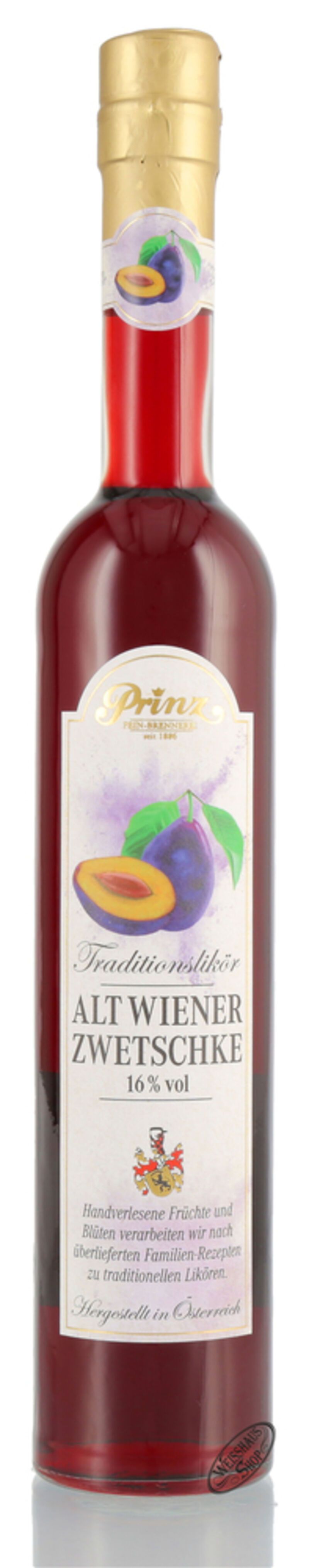 Prinz Alt Wiener Zwetschkenlikör 16% vol. 0,50l Prinz Alt Wiener Zwetschkenlikör 16% vol. 0,50l