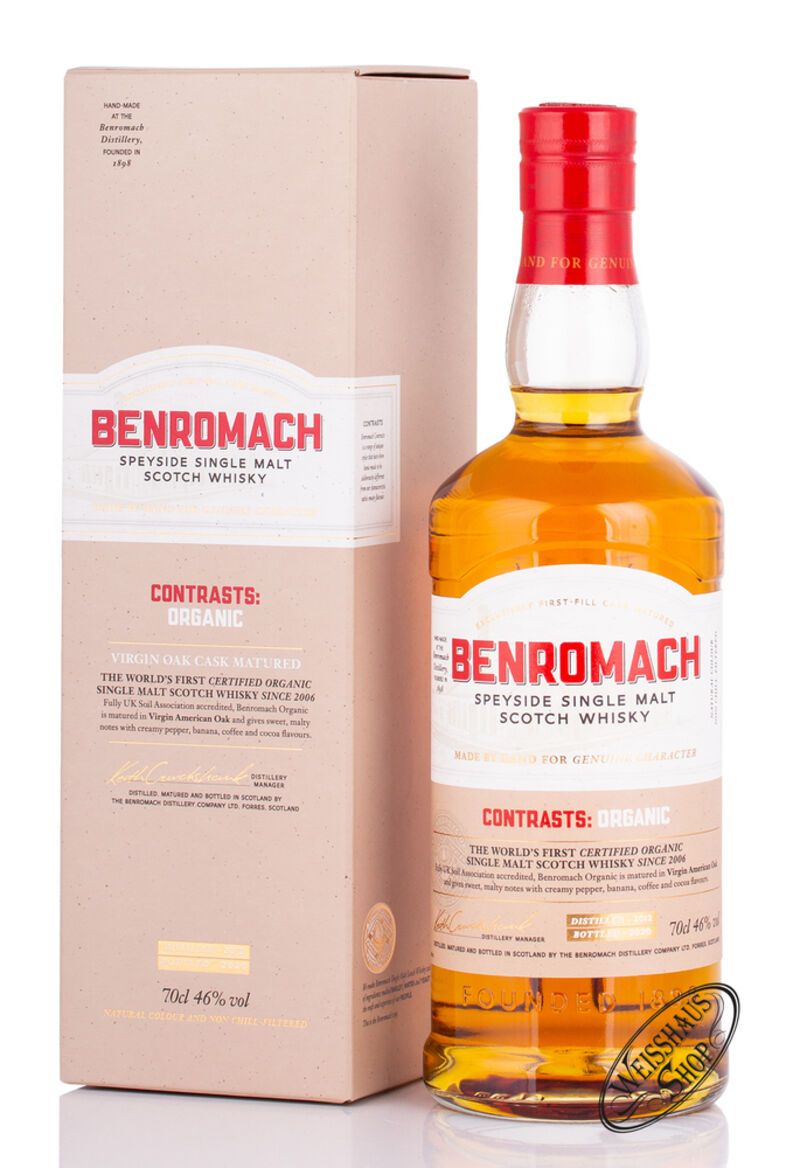 Benromach Organic Special Edition Whisky 46% vol. 0,70l Benromach Organic Special Edition Whisky 46% vol. 0,70l