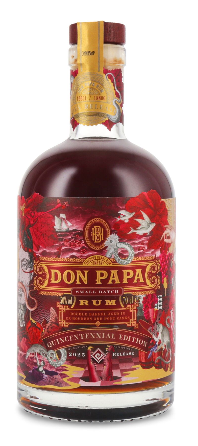Don Papa Quincentennial Port Cask Rum 50% vol. 0,70l