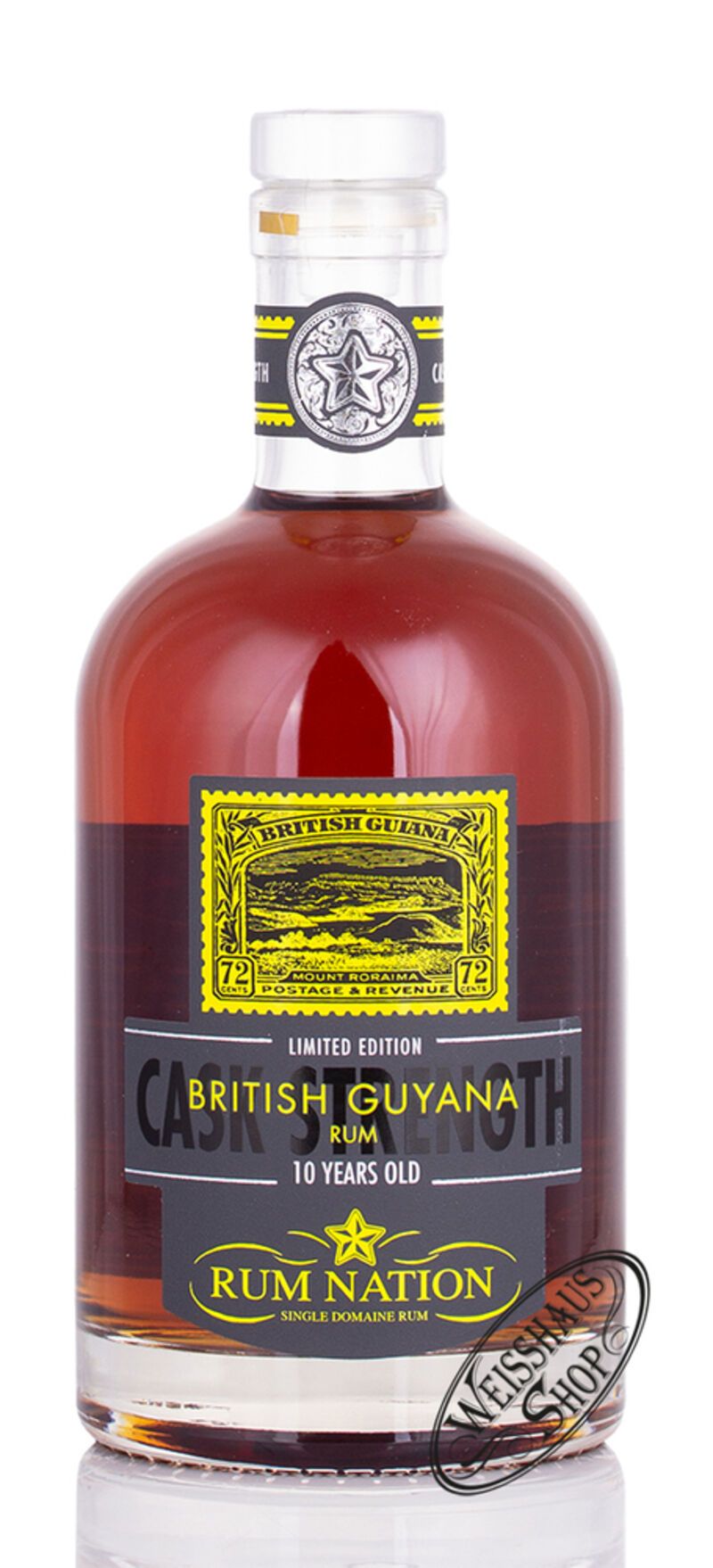 Rum Nation Guyana 10 YO Cask Strength Rum 56,4% vol. 0,70l Rum Nation Guyana 10 YO Cask Strength Rum 56,4% vol. 0,70l