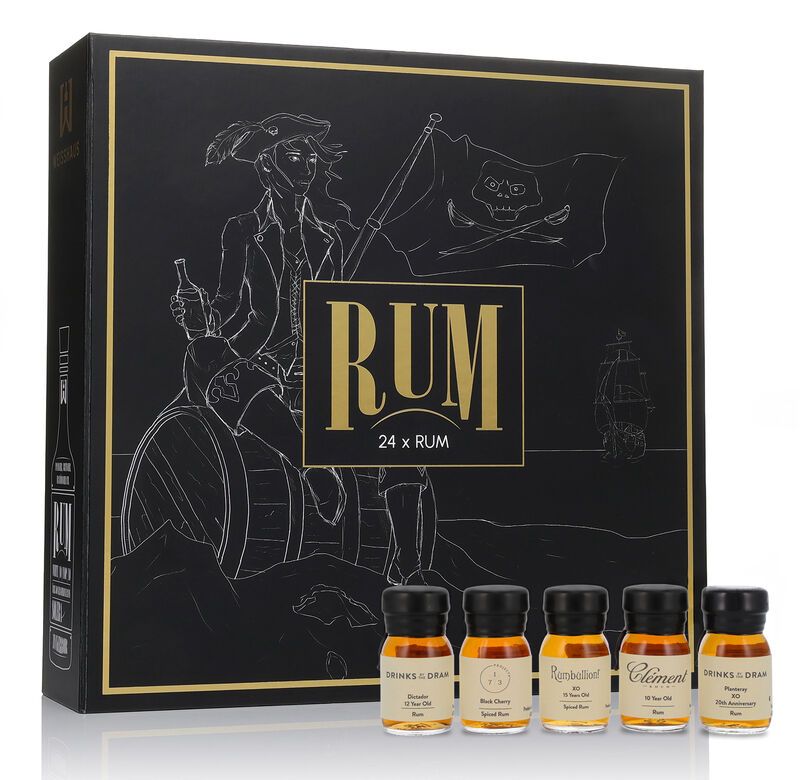 Weisshaus Rum Adventskalender 24 x 0,03l