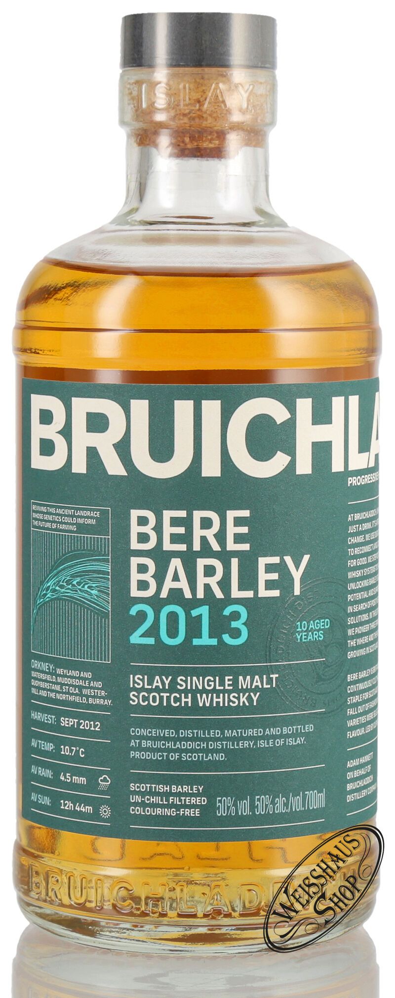 Bruichladdich Bere Barley 2013 Islay Whisky 50% vol. 0,70l Bruichladdich Bere Barley 2013 Islay Whisky 50% vol. 0,70l