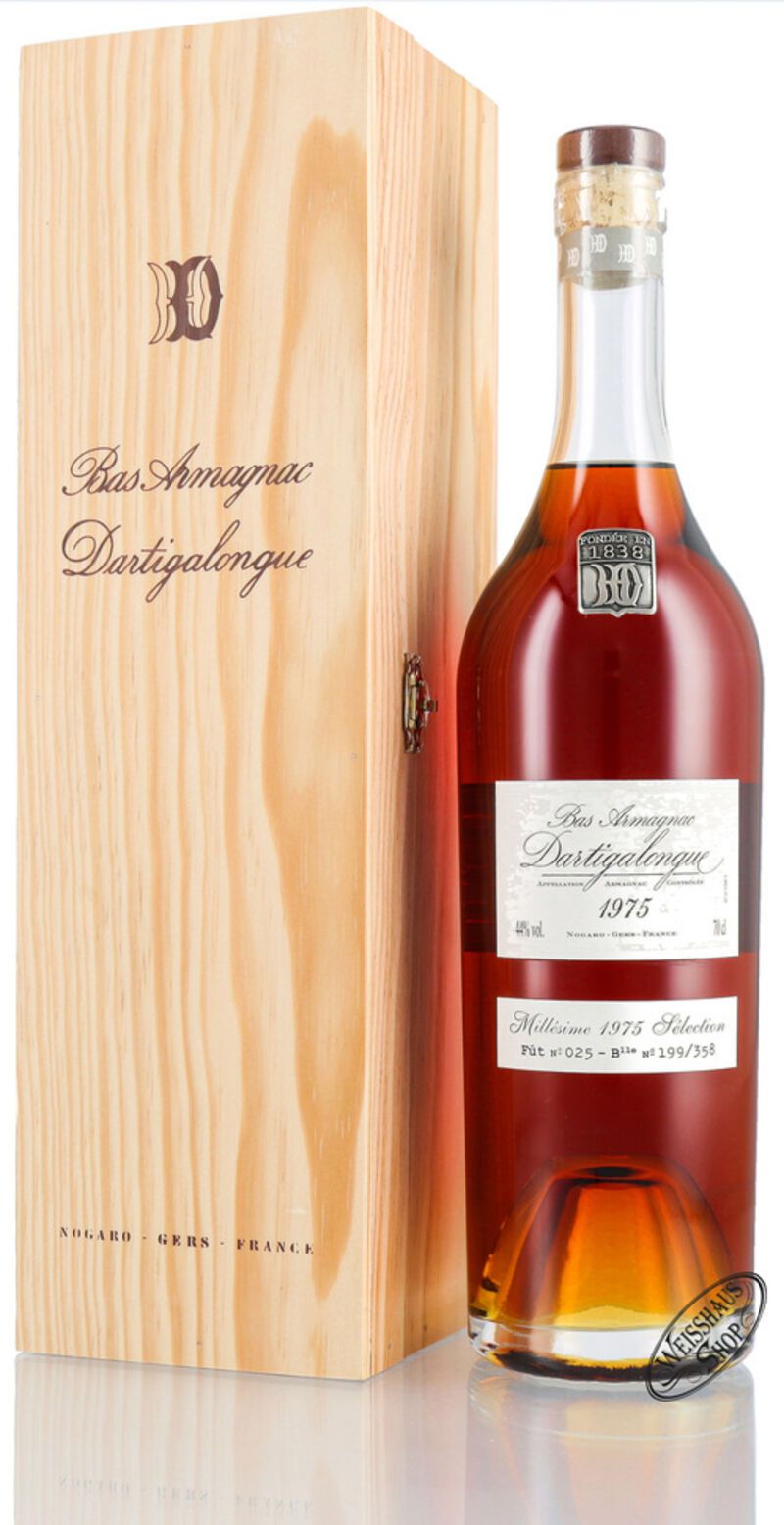 Dartigalongue Exceptional Casks Vintage 1975 Armagnac 44% vol. 0,70l Dartigalongue Exceptional Casks Vintage 1975 Armagnac 44% vol. 0,70l