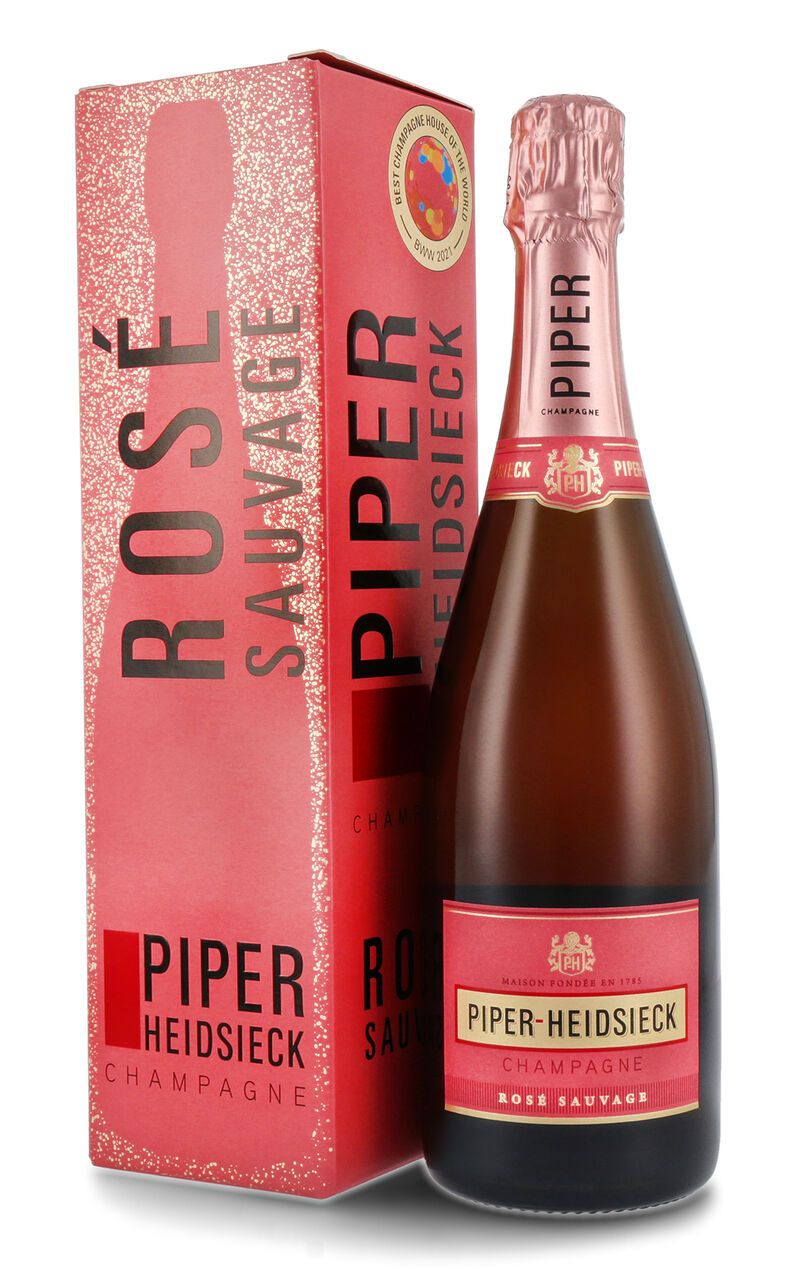 Piper-Heidsieck Rose Sauvage Champagner 12% vol. 0,75l Geschenkkarton Piper-Heidsieck Rose Sauvage Champagner 12% vol. 0,75l Geschenkkarton
