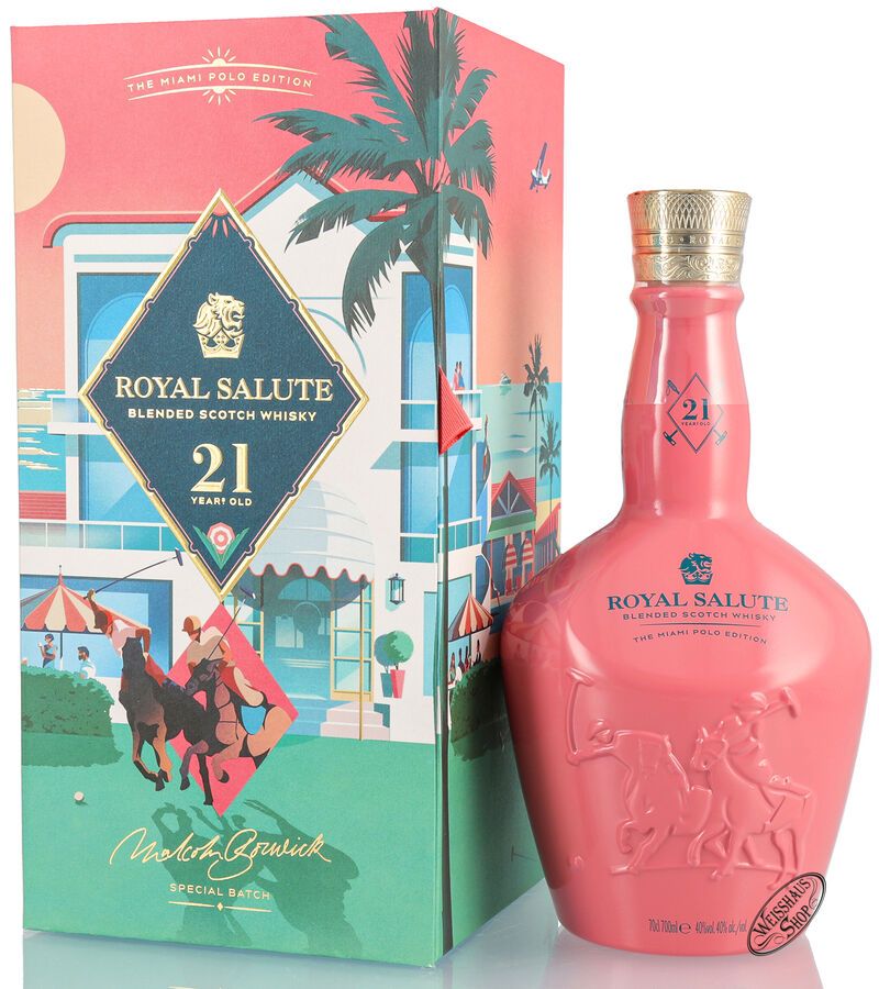 Chivas Regal Royal Salute The Polo Miami Edition 21 YO Whisky 40% vol. 0,70l Chivas Regal Royal Salute The Polo Miami Edition 21 YO Whisky 40% vol. 0,70l